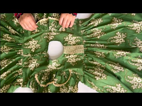 Ruffle Sleeves Baby Frock For Winter || Baby Frock Cutting and Stitching Tutorial ||