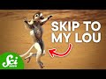 Skipping in Animals and Humans