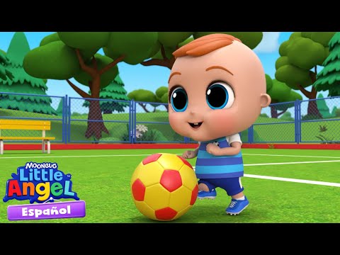 Bebé Juan aprende a jugar Fútbol ⚽| Caricaturas | Canciones Infantiles🎵| Little Angel Español