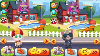 Talking Tom Gold Run Skater Angela VS Officer Tom Gameplay