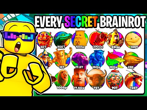Unlocking EVERY SECRET Brainrot In Brainrot Evolution