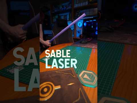 El sable laser funciona, pero necesita cables? #3dprinting #maker #3dprint #starwars #impresion3d