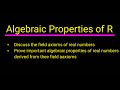 Properties of Real Numbers and Operations
