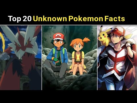 Top 20 Unknown Pokemon Facts|20 Interesting Pokemon Facts|20 Secret Facts About Pokémon|Hindi|