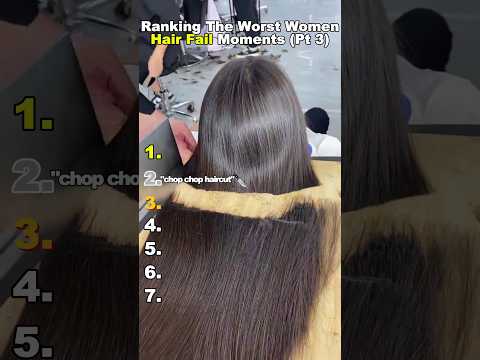 The Worst Women Hair Fail Moments Rank (Part 3)