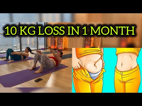 10 KG LOSS IN 1 MONTH  2025 🔥🔥30 DAYS WEIGHT LOSS CHALLENGE #weightloss #yogasouvik