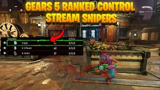 Gears 5 - THIS 3 STACK TRIED TO STREAMSNIPE... (RANKED CONTROL)