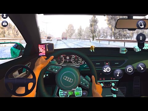 Snow Driving AUDI S7!⚡️🚘🚨| Truck Simulator: Ultimate iOS&Android (3D)