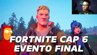 REACCION EVENTO FINAL FORTNITE CAPITULO 6