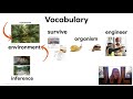 Exploring Environments and Survival Concepts