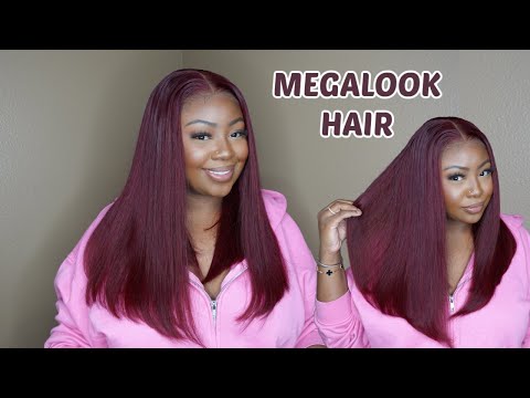 WOW!!! RED WIG 18" PRE-EVERYTHING WIG INSTALL | MEGALOOK HAIR