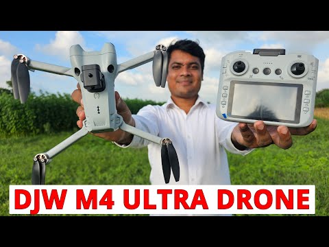 DJW M4 Ultra 8K Drone Camera Unboxing – Best Budget 8K Drone 2025 | Ultra HD Aerial Footage