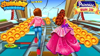 Subway Princess Runner ‘OR’ Princess Run 3D - Which Girl Is Faster??? Android/iOS Gameplay HD