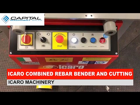 ICARO Combined Rebar Bender And Cutting Machine