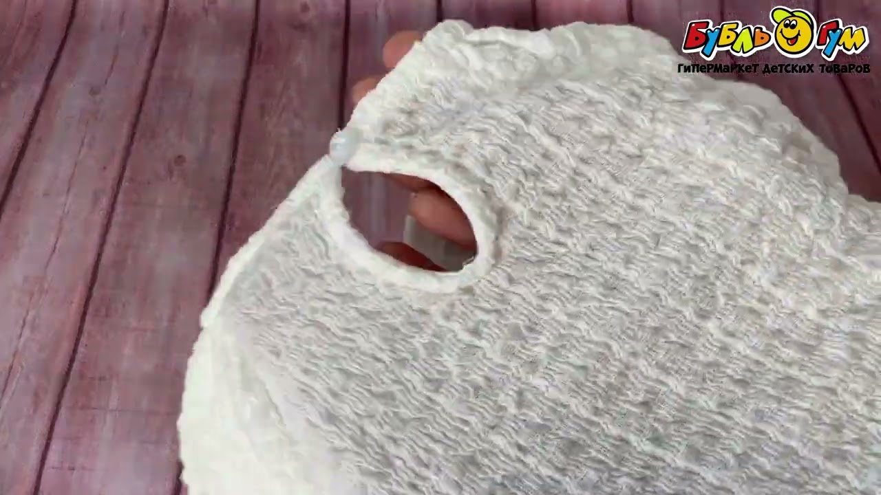 Кофта Lanson Kids с черным бантом белая - видео