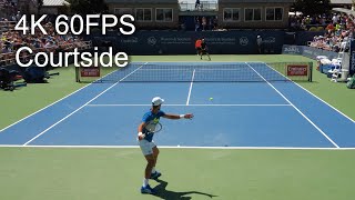 Novak Djokovic Hitting With Hubert Hurkacz - 2023 Western & Southern Open