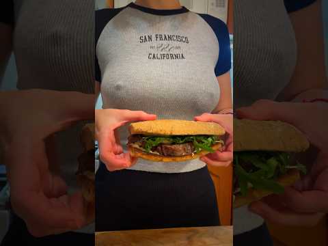 Perfect Steak Sandwich ? ? #shorts #steak #steaksandwich #food #cooking