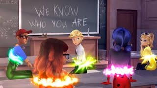 5 Characters knows the identities of ladybug and catnoir