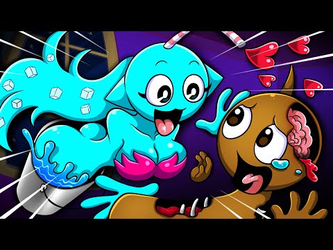 SPRUNKI: AQUA FALL IN LOVE WITH BRUD! Brud's Magig Bucket 🪣   | Incredibox Sprunki Animation