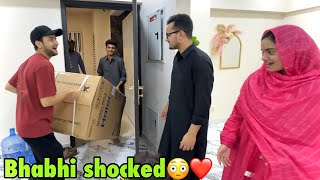 Bhaiya ke ghar chapa mar diya with huge gift😍 