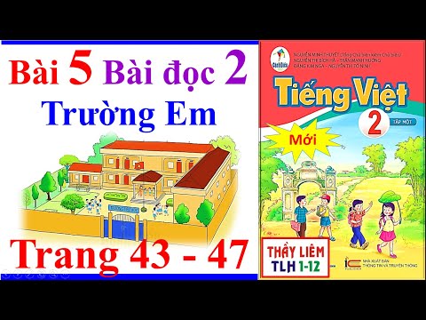 Tiếng Việt Lớp 2 Bài 5 | Trường Em | Trang 43 - 47 | Cánh Diều | Bài Đọc 2 | My School