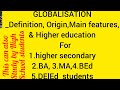 Globalization and Its Impacts