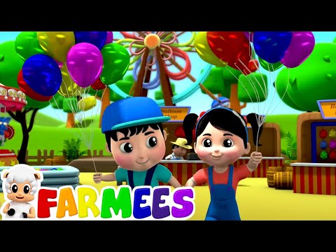 Quả bóng bay bài hát | Bài hát cho trẻ em | Vần điệu trẻ | Farmees Vietnam | Hoạt hình