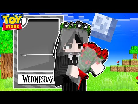 WEDNESDAY is GETTING MARRIED in Minecraft