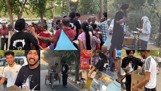 45 temperature 🤒 garmi mai jrurt mandh loka nu panni te lassi di sewa 🙏🙏 || Dilaver vlogs