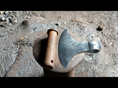 Amazing Process Making a Axe From Tractor Trolley Pin