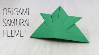How to Make Origami Samurai Helmet | Paper Kabuto Step by Step Tutorial