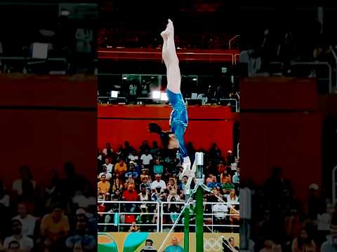 How amazing she is in the uneven bars #gymnast #sports