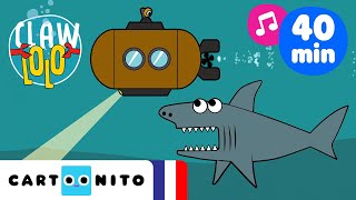 Le crabe qui voulait sauver le bathyscaphe | Compilation 🎵spéciale de Clawlolo 🦀 | @CartoonitoFrance