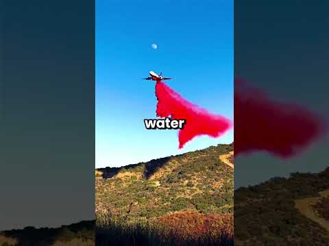 Why Do Some Planes Drop Pink Water?