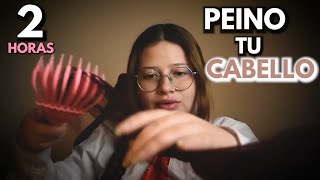 ASMR 🥰 2 HORAS de😴DUERME mientras TE PEINO 💆🏻‍♀️ ASMR para DORMIR ✨Vivalen ASMR