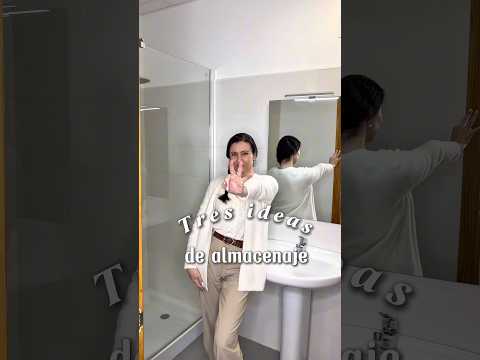 Tres ideas de Almacenaje para Baños Pequeños #baños #almacenaje #organizacion #ideasalmacenaje