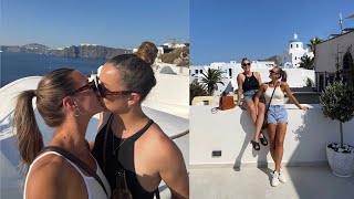 Lesbos in Lesbos (just kidding, Santorini)