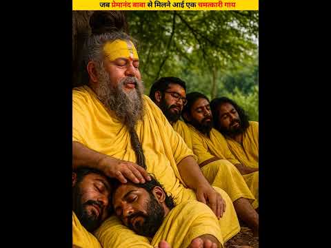 जब प्रेमानंद बाबा से मिलने आई एक चमत्कारी गाय #shorts #dailyfacts