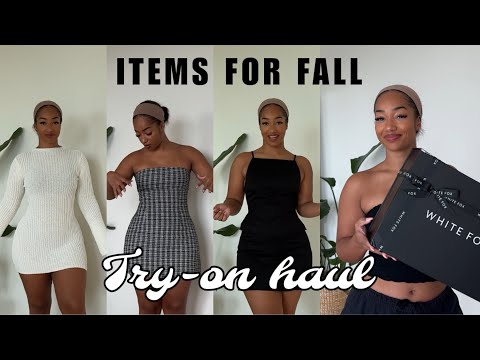 CUTE STUFF FOR FALL TRY-ON HAUL | WHITEFOX