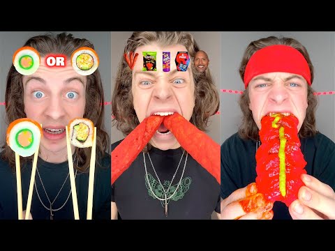 Best Luke Did That Extreme Spicy Food & Mukbang Challenge Compilation✔