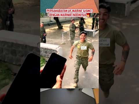 Persahabatan USMC dan Marinir TNI #viral #komando #shortvideo #marinir #usmarine #tni #tnial
