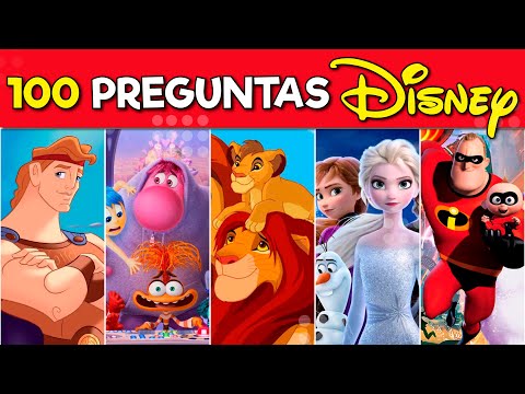 100 Preguntas de Disney 🎥 PARTE 2 | ¿Eres un verdadero fan de Disney?