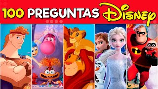 100 Preguntas de Disney 🎥 PARTE 2 | ¿Eres un verdadero fan de Disney?