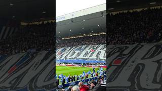 Union bears tifo prior 4-2 win over Dundee Utd #football #rangers #rangersfamily #rangersfc