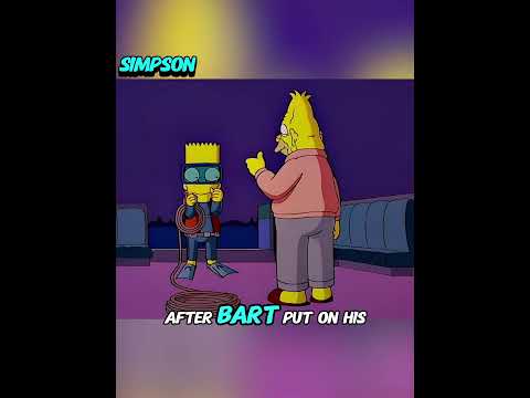 Grandpa got shot at home! #anime #animerecap #TheSimpsons