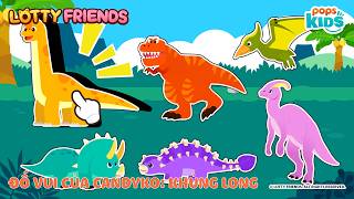 Cuộc phiêu lưu đố vui của Candyko: Khủng long | LOTTY FRIENDS | Tìm hiểu khủng long cùng bé