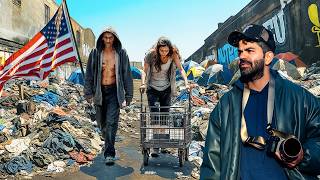 دخلت أخطر وأفقر حي في لوس أنجلوس - واقع صادم في الحلم الأمريكي 🇺🇸