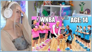 Middle School Boys DESTROY Wnba players 