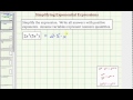 Multiplying Monomials and Exponents