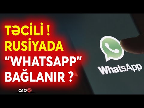 Rusiyada yaşayan azərbaycanlıların DİQQƏTİNƏ! - "WhatsApp" BAĞLANA BİLƏR -Moskvadan BİRBAŞA BAĞLANTI